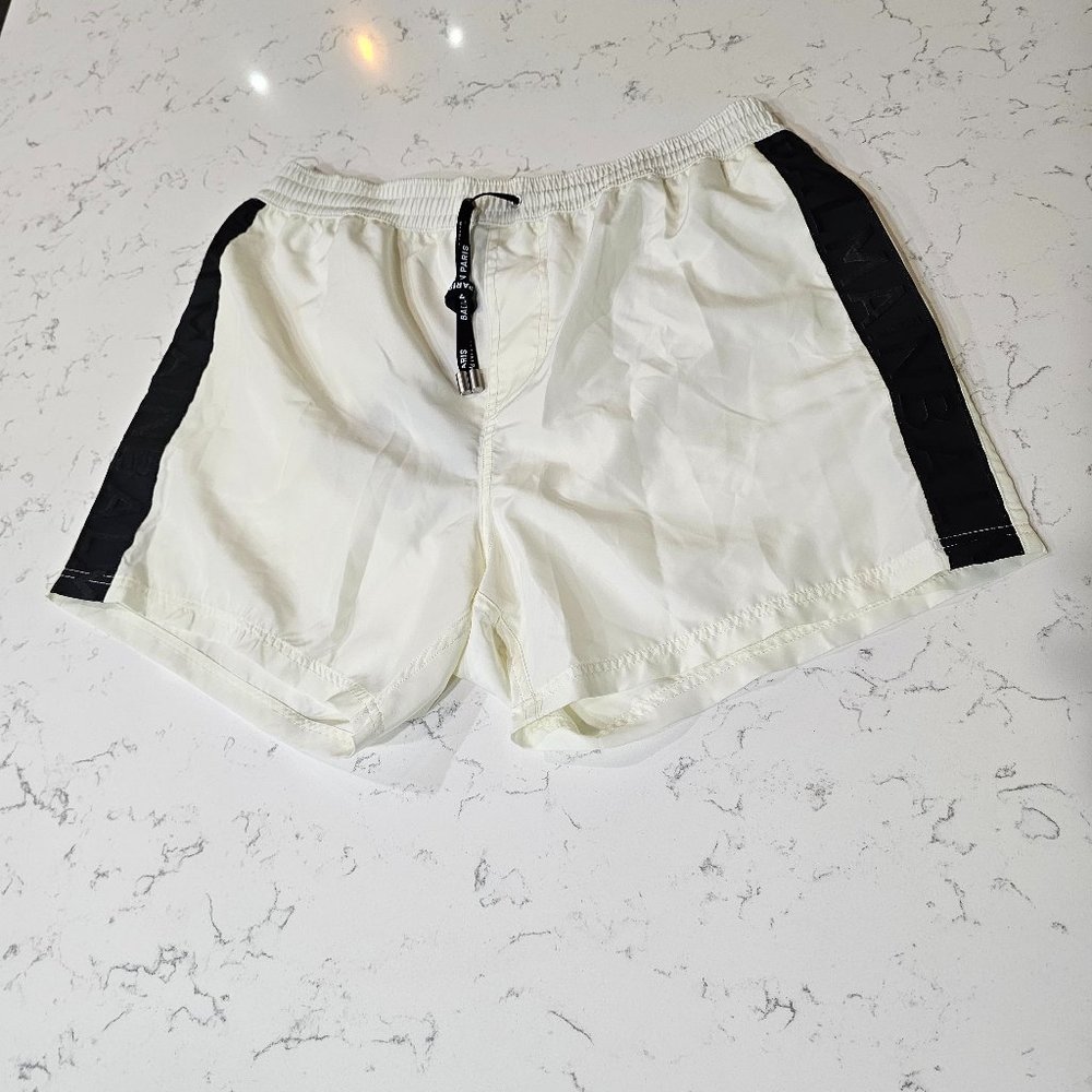 Balmain Men's track/swim Shorts, Size Large, NWT, Made In Italy